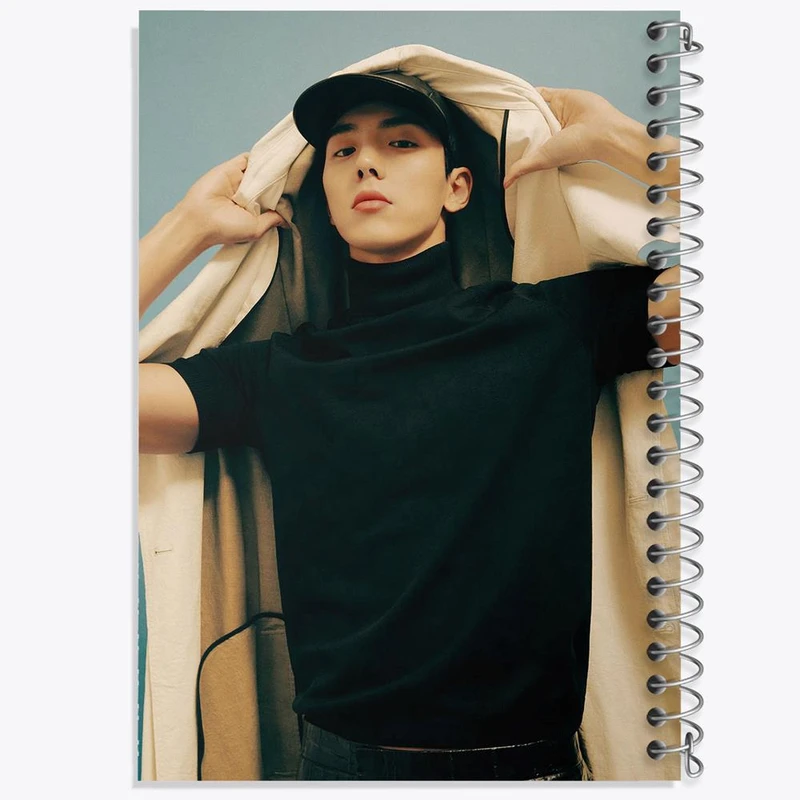 دفتر مشق 50 برگ خندالو مدل شونو گروه مانستا اکس MONSTA X کد 21147