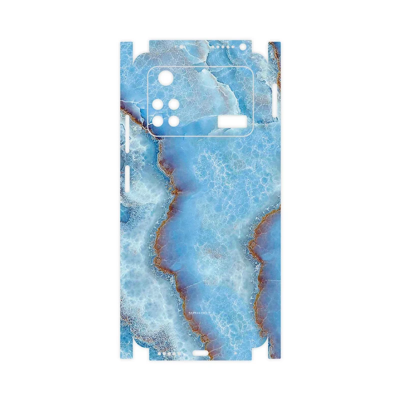 برچسب پوششی ماهوت مدل Blue-Ocean-Marble-FullSkin مناسب برای گوشی موبایل شیائومی Poco M4 Pro 4G