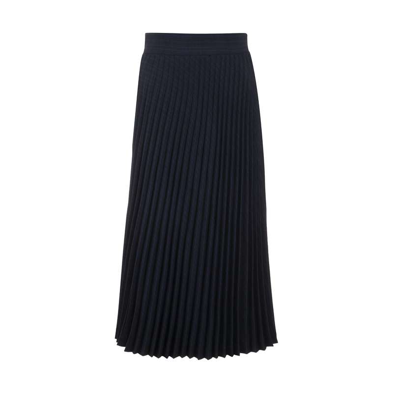 دامن زنانه هفت مدل 75540 رنگ سرمه ای تیره