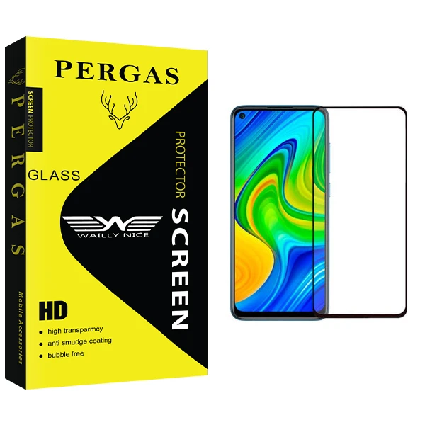 محافظ صفحه نمایش وایلی نایس مدل Pergas Glass مناسب برای گوشی موبایل شیائومی 9 Redmi Note