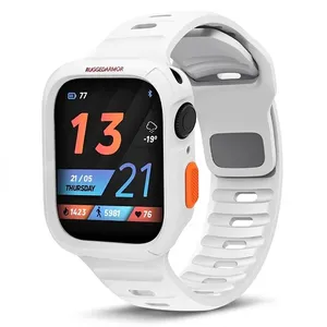 Sprig band model Spig Rugged Armor suitable for Apple watch Series Se/4/5/6 44mm with cover