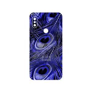 MAHOOT Purple Feather Cover Sticker for Xiaomi Redmi Note 6 Pro