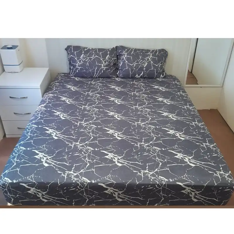 پارچه ملحفه مدل سنگ ترک دار