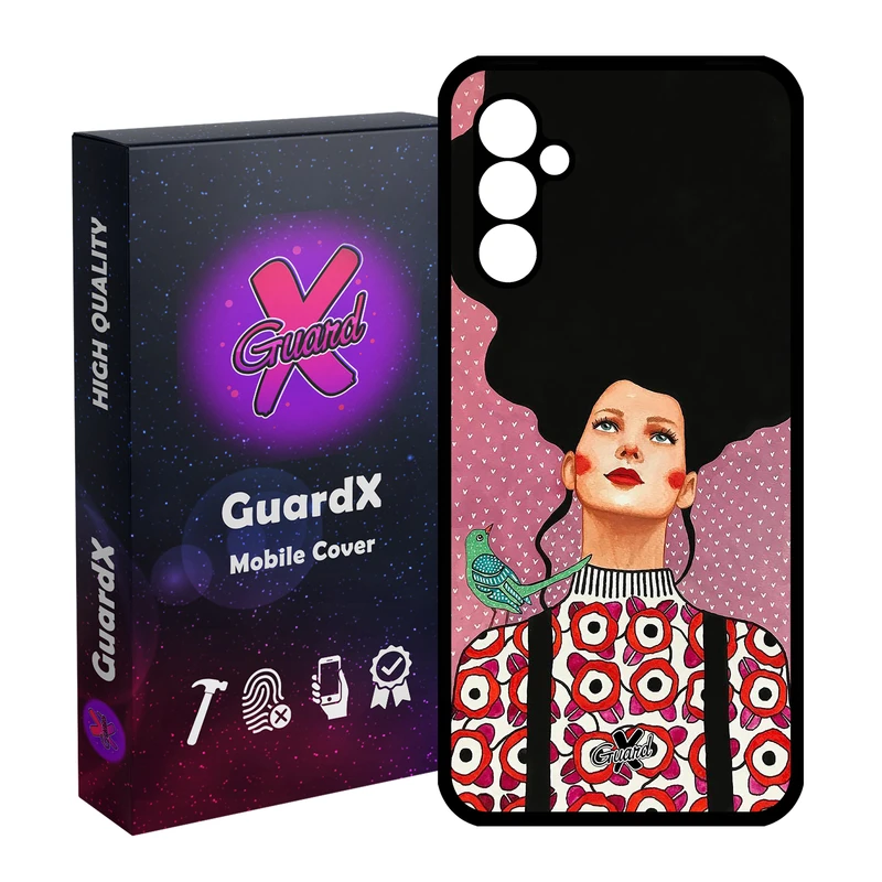کاور گارد ایکس طرح دختر مدل Glass10139 مناسب برای گوشی موبایل سامسونگ Galaxy A24/A24 4G/M34 5G