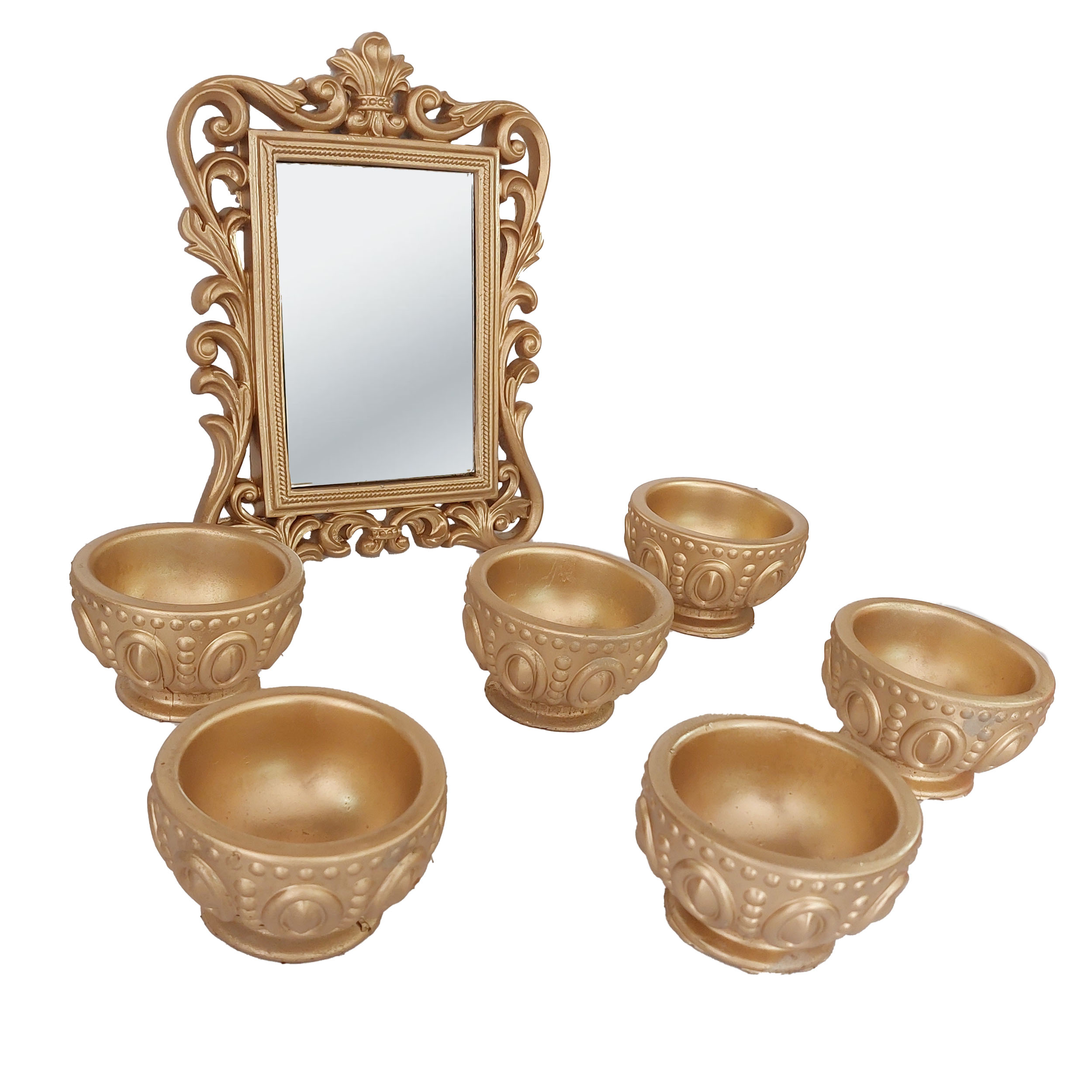 مجموعه ظروف هفت سین 7 پارچه مدل کاسه