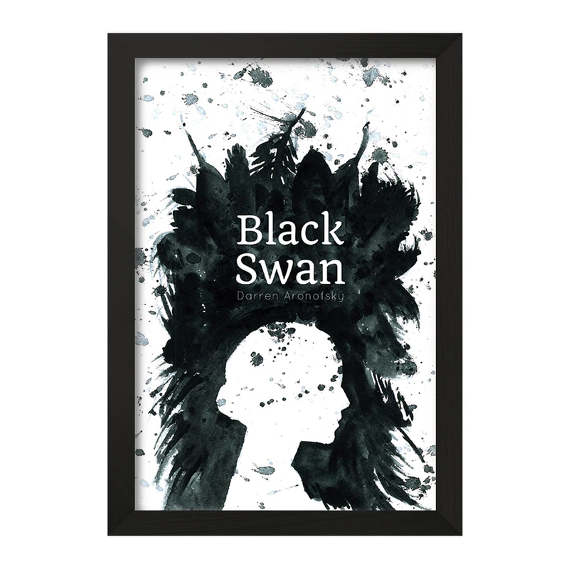 تابلو خندالو مدل قوی سیاه (Black Swan) کد F11337