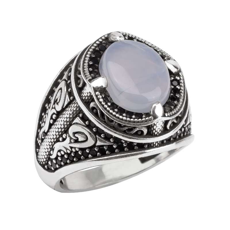 انگشتر نقره مردانه مدل 21993