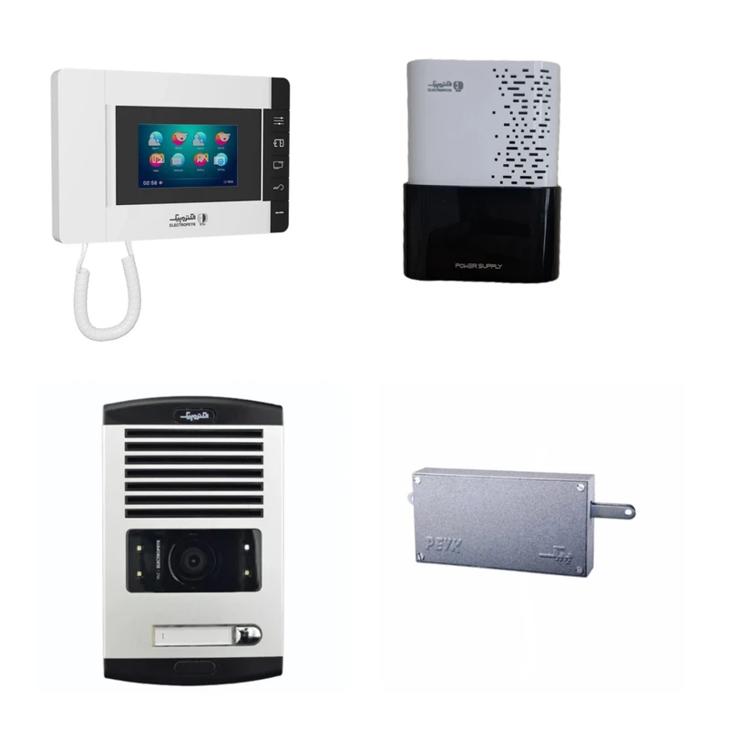 مجموعه دربازکن تصویری الکتروپیک مدل PRO803 یک واحدی مجموعه 4 عددی