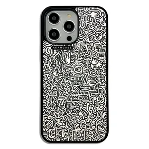 AKAM AMC-WA14PROMAX-DOODLE17 Cover For Apple iPhone 14 Pro Max