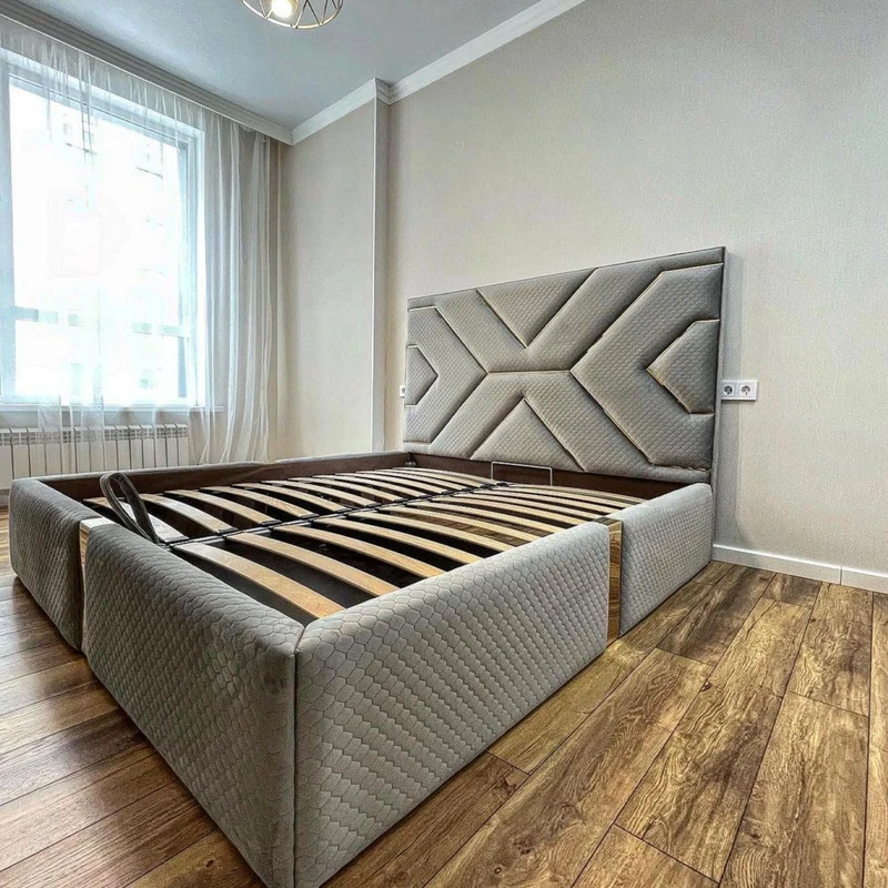 تخت خواب دو نفره مدل حسام سایز 180x200 سانتی متر