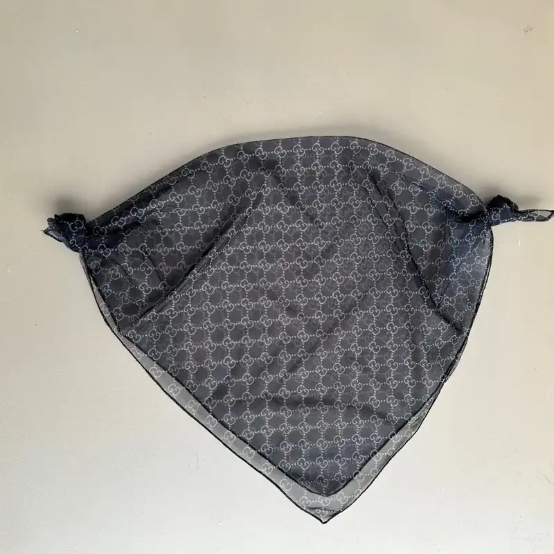 روسری زنانه مدل مینی توری زنجیری ریز کد 2