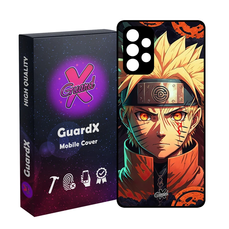 کاور گارد ایکس طرح ناروتو انیمه مدل Glass10623 مناسب برای گوشی موبایل سامسونگ Galaxy A53
