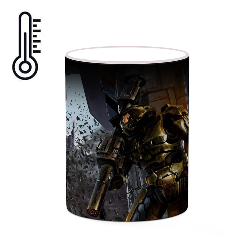 ماگ حرارتی کاکتی مدل بازی هالو Halo 2 کد mgh29019