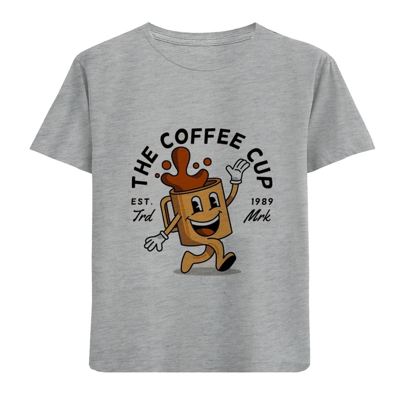 تی شرت آستین کوتاه پسرانه مدل لیوان D473 COFFE
