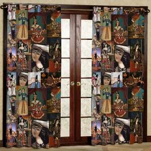 پرده مدل مینیاتوری هازان پانچی کد 4088 سایز 140x200 سانتی متر