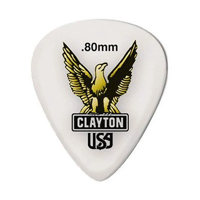 پیک گیتار الکتریک کلایتون مدل Acetal 0.80 mm طرح استاندارد