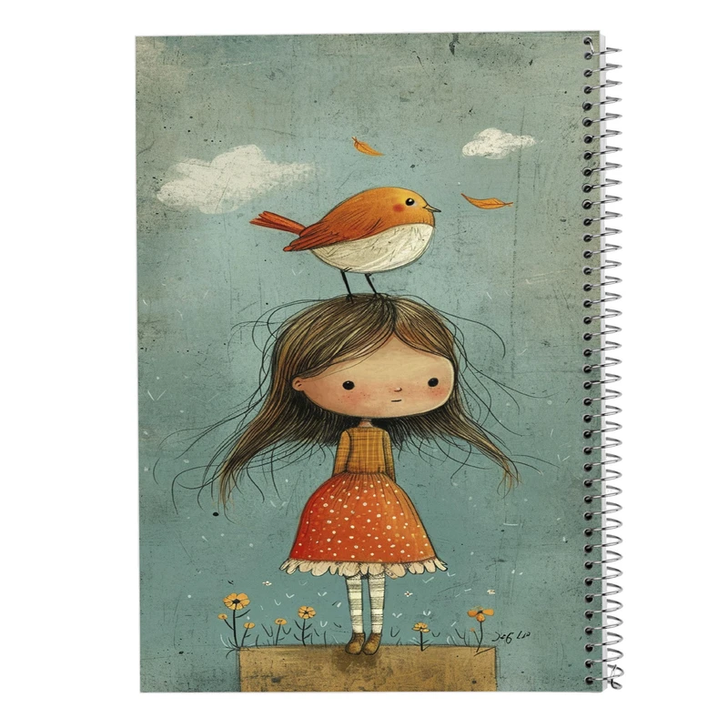 دفتر مشق 50 برگ مدوپد مدل دخترانه کد DF15818