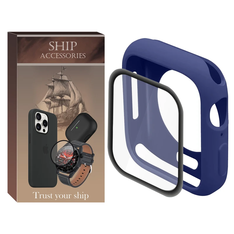 کاور شیپ مدل Jelly Shield SH مناسب برای اپل واچ سری 7/8/9 سایز 45 میلی متری به همراه محافظ صفحه نمایش