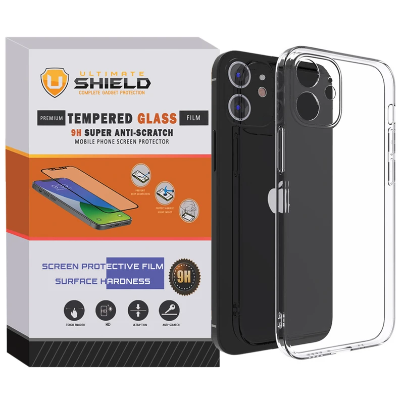 کاور آلتیمیت شیلد مدل Clear ULT مناسب برای گوشی موبایل اپل iPhone 12