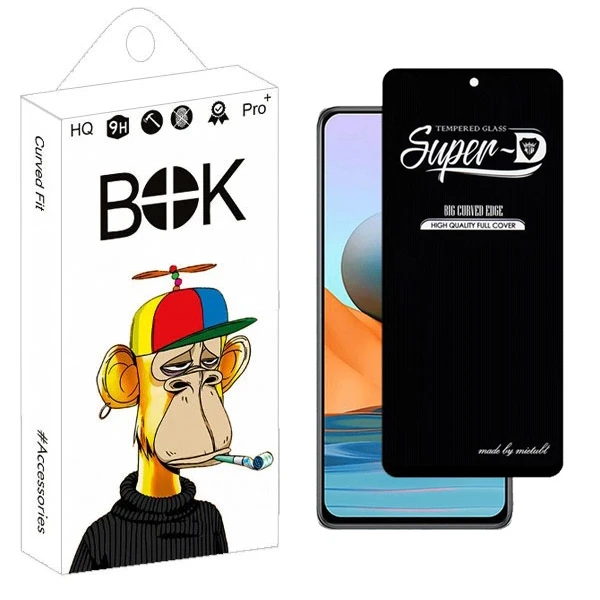 محافظ صفحه نمایش بوک مدل Transparent SuperD مناسب برای گوشی موبایل شیائومی Redmi Note 10 4G