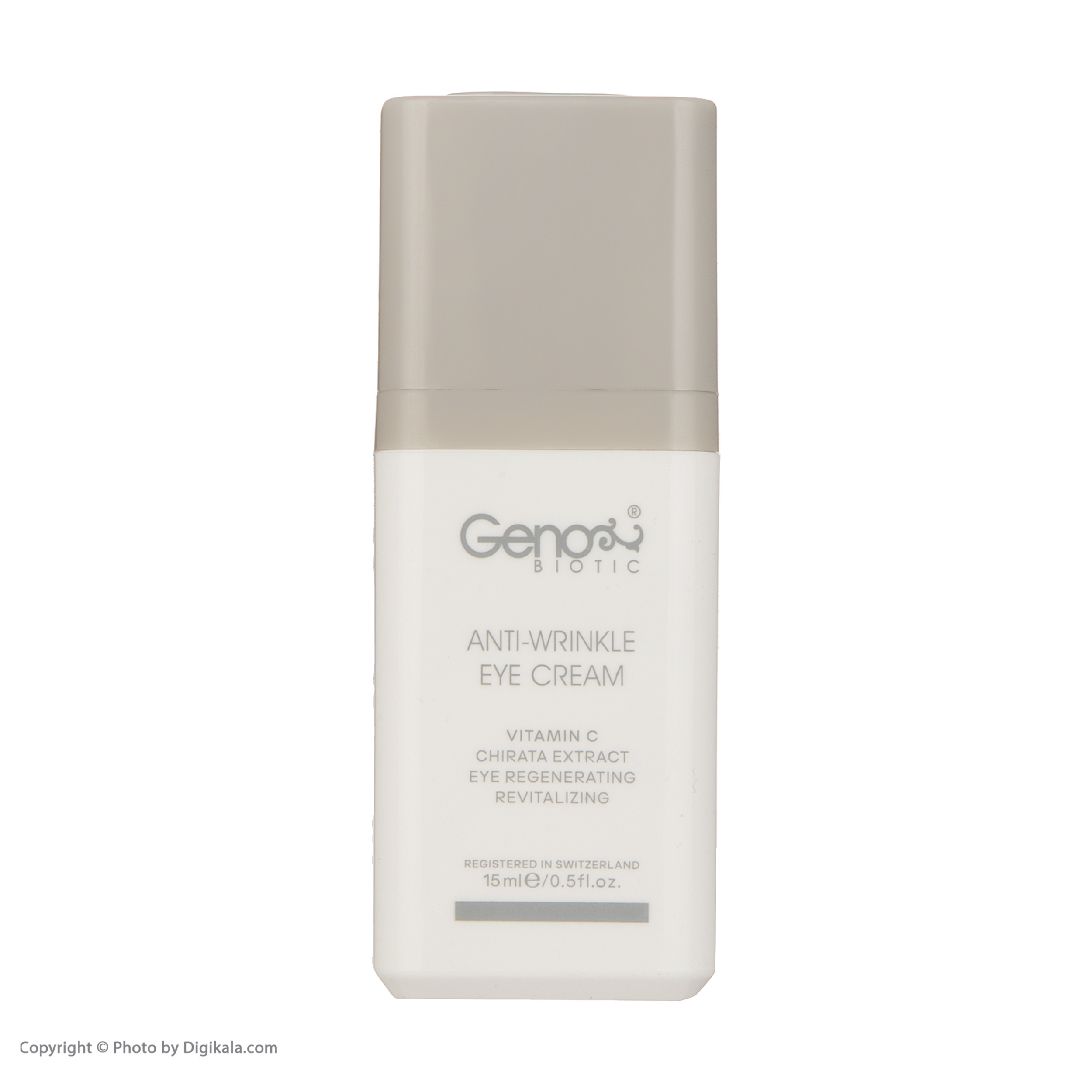 کرم دور چشم ژنوبایوتیک مدل Vitamin C حجم 15 میلی لیتر
