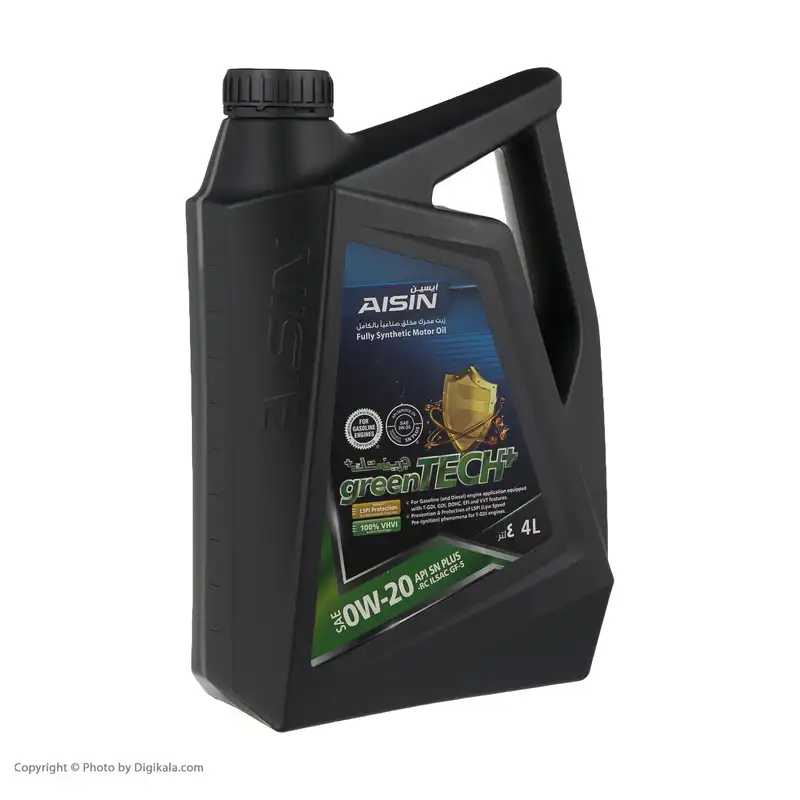 روغن موتور خودرو آیسین مدل 0W-20 SN PLUS حجم 4000 میلی لیتر
