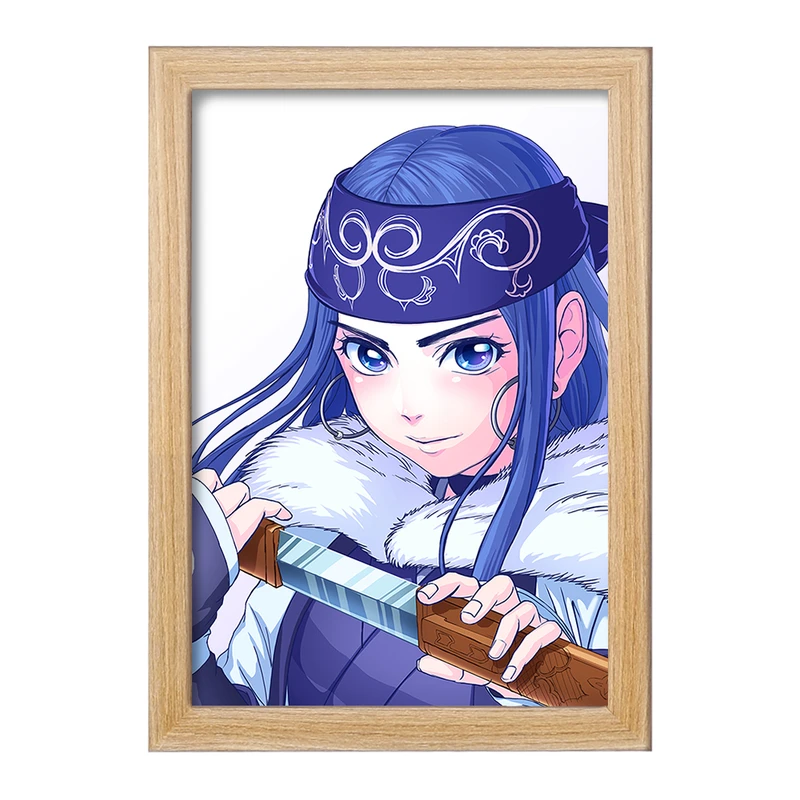 تابلو خندالو مدل اسیرپا انیمه کامویی طلایی Golden Kamuy کد 23707