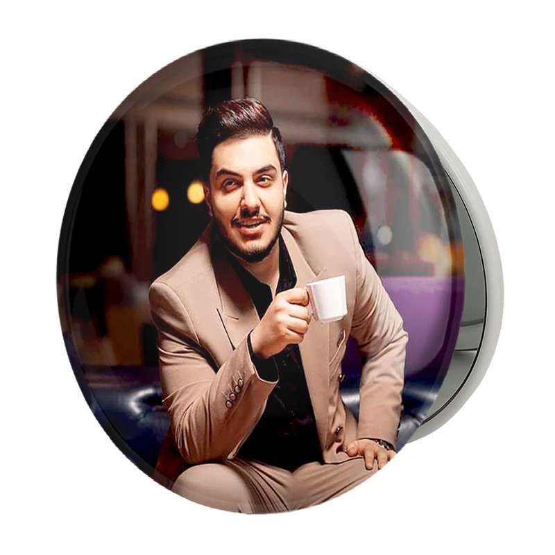 آینه جیبی خندالو طرح آرون افشار مدل تاشو کد 4017