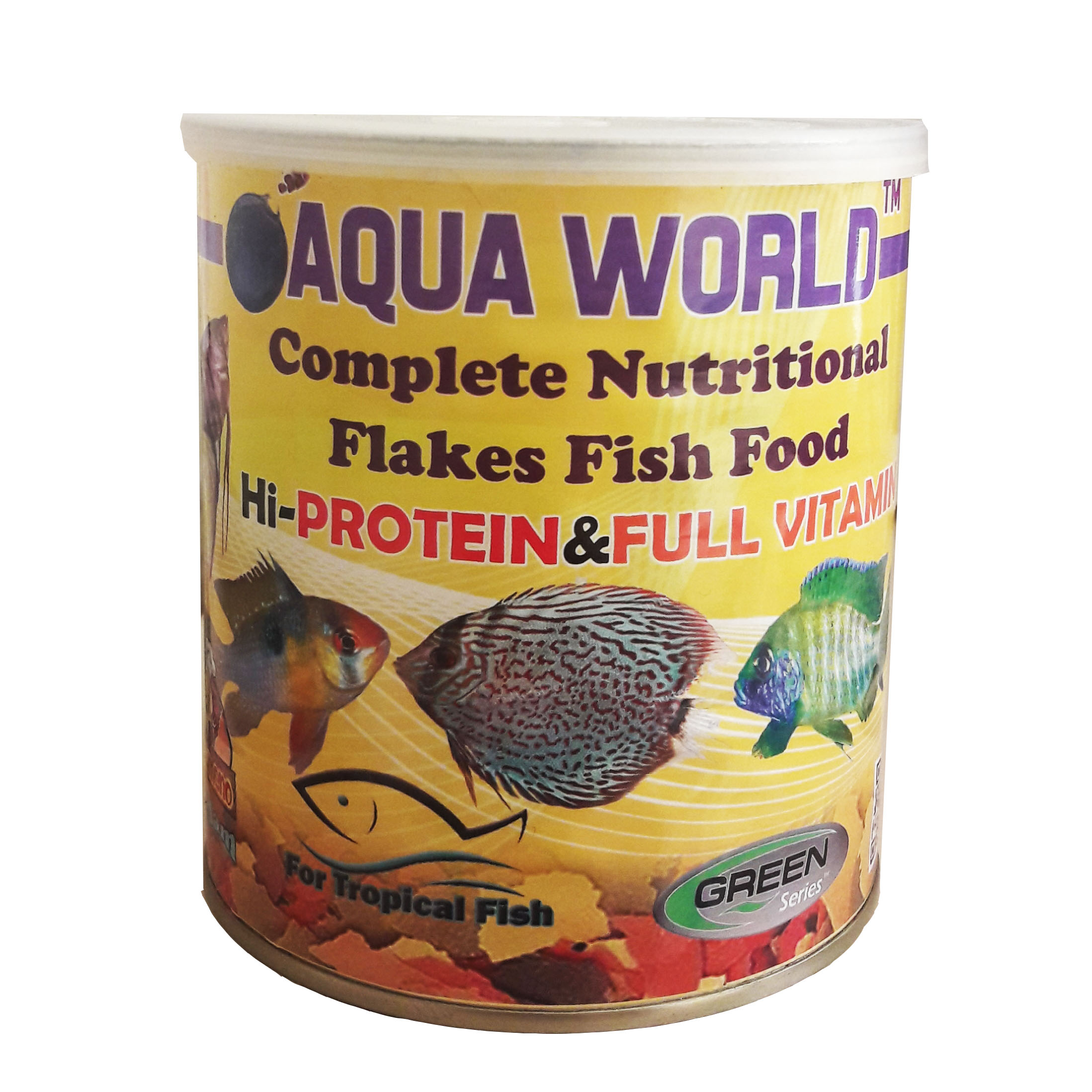 غذا ماهی آکوا ورلد کد 1 وزن 100 گرم