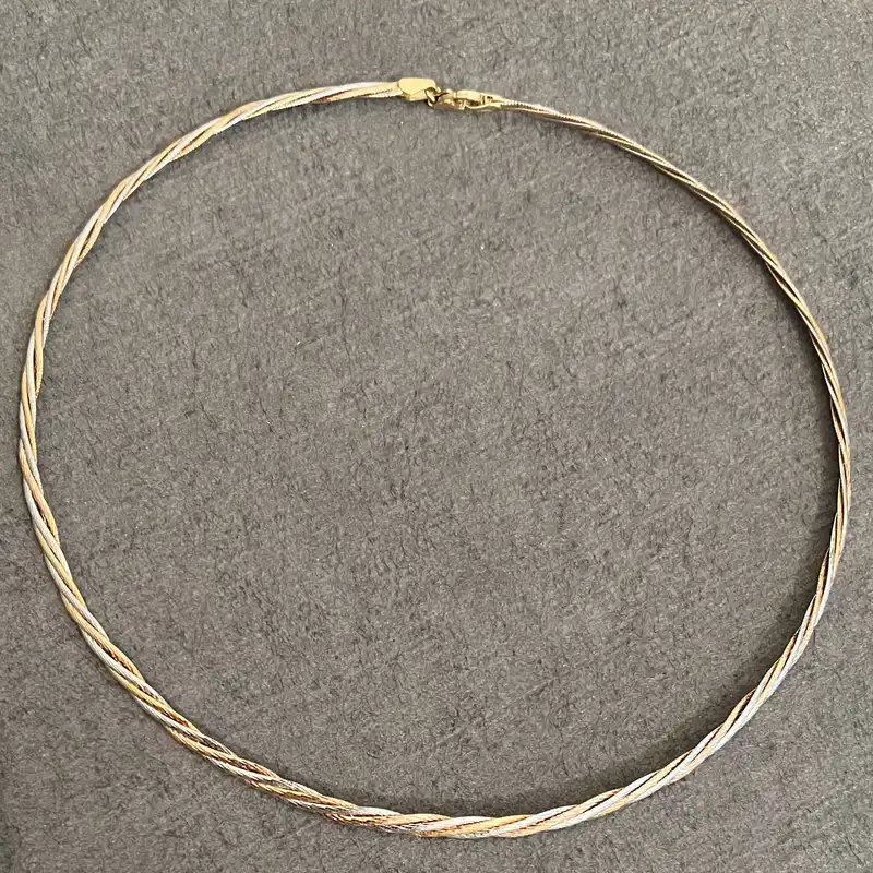 گردنبند طلا 18 عیار زنانه دوست خوب مدل Dk687