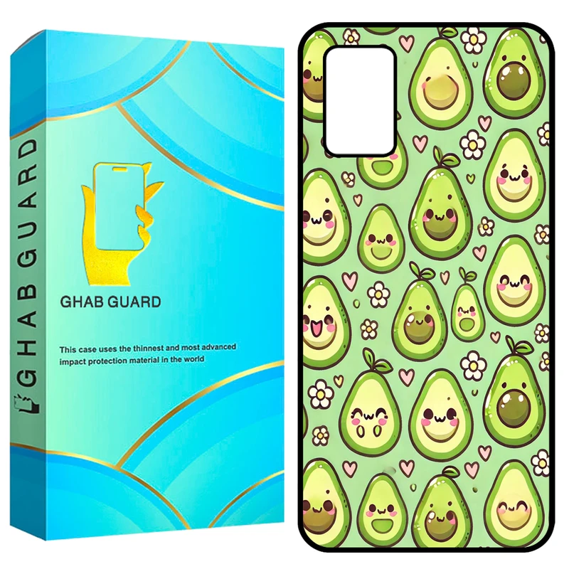 کاور قاب گارد طرح آووکادو مدل GCHPA03S مناسب برای گوشی موبایل سامسونگ Galaxy A02s / M02s / A03s 