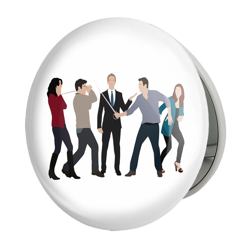 آینه جیبی خندالو طرح سریال آشنایی با مادر How I Met Your Mother مدل تاشو کد 13791 