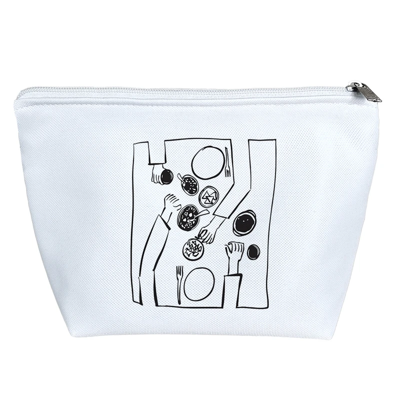 کیف لوازم آرایش دخترانه خندالو مدل غذا خوردن کد 9198