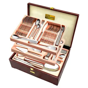 سرویس قاشق و چنگال 136 پارچه 18 نفره جی فی نی مدل G-10