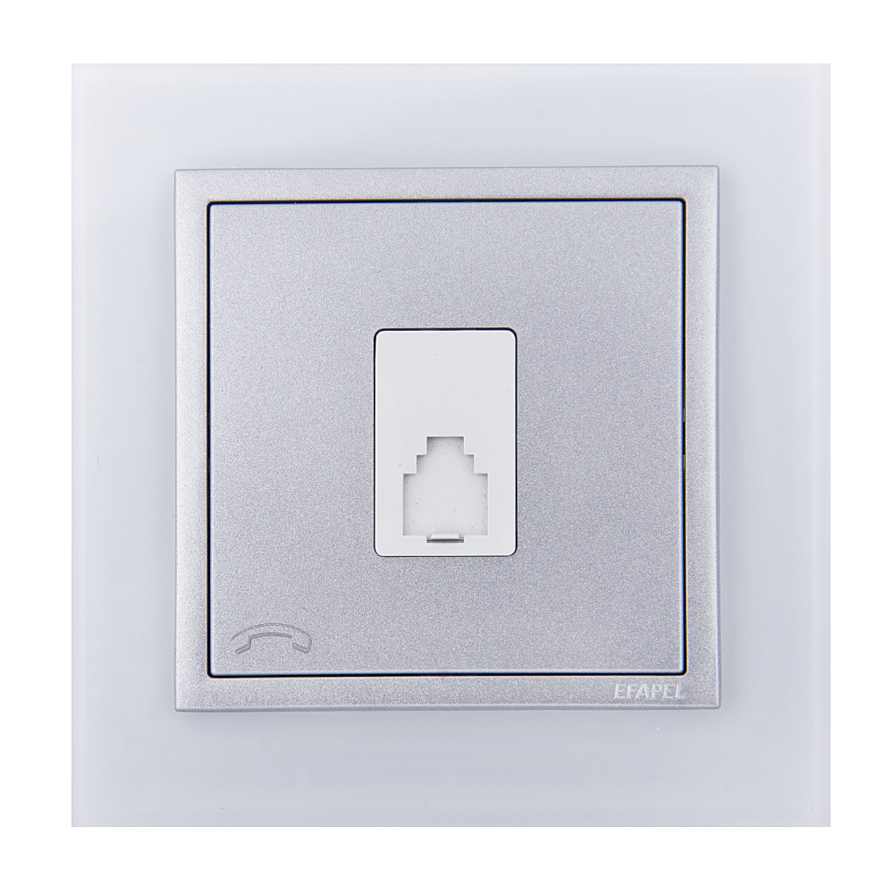 پریز تلفن ایفاپل مدل LOGUS90 CRYSTAL کد 90910TCA.21252.90712