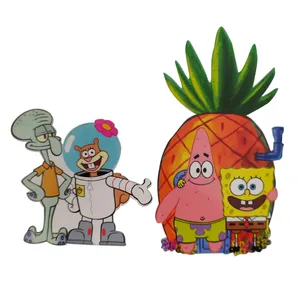 تاپر تزیین کیک مدل باب اسفنجی کد15 مجموعه 2 عددی