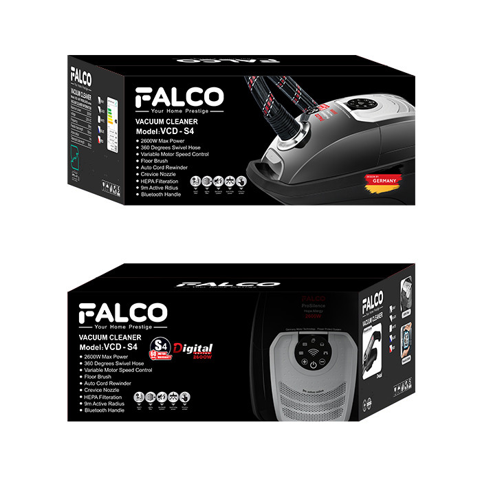 جاروبرقی 2600 وات فالکو مدل VCD-S4