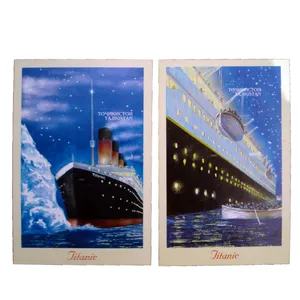 تمبر یادگاری مدل تايتانيك كد b-976 مجموعه 2 عددي