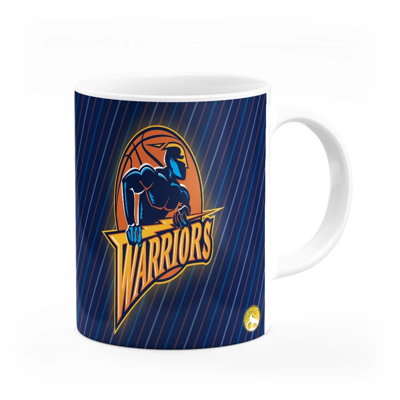 ماگ هومرو طرح بسکتبال تیم گلدن استیت Golden State Warriors مدل MG5049