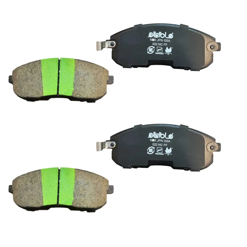 لنت ترمز جلو الیجیبل نائوسرامیک مدل NA10 دو جفت مناسب برای نیسان ماکسیما، نیسان تینا