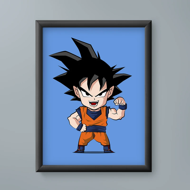 تابلو مدل گوکو چیبی دراگون بال Chibi Goku Dragon ball 03 