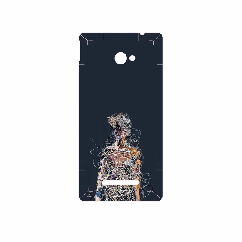 برچسب پوششی ماهوت مدل Strings Digital Art 1 مناسب برای گوشی موبایل اچ تی سی 8X