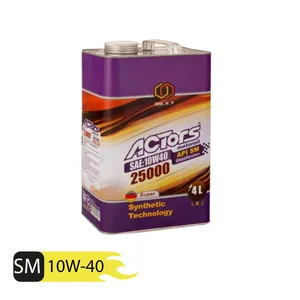 روغن موتور آکتورس مدل 10W-40 SM حجم 4 لیتر	