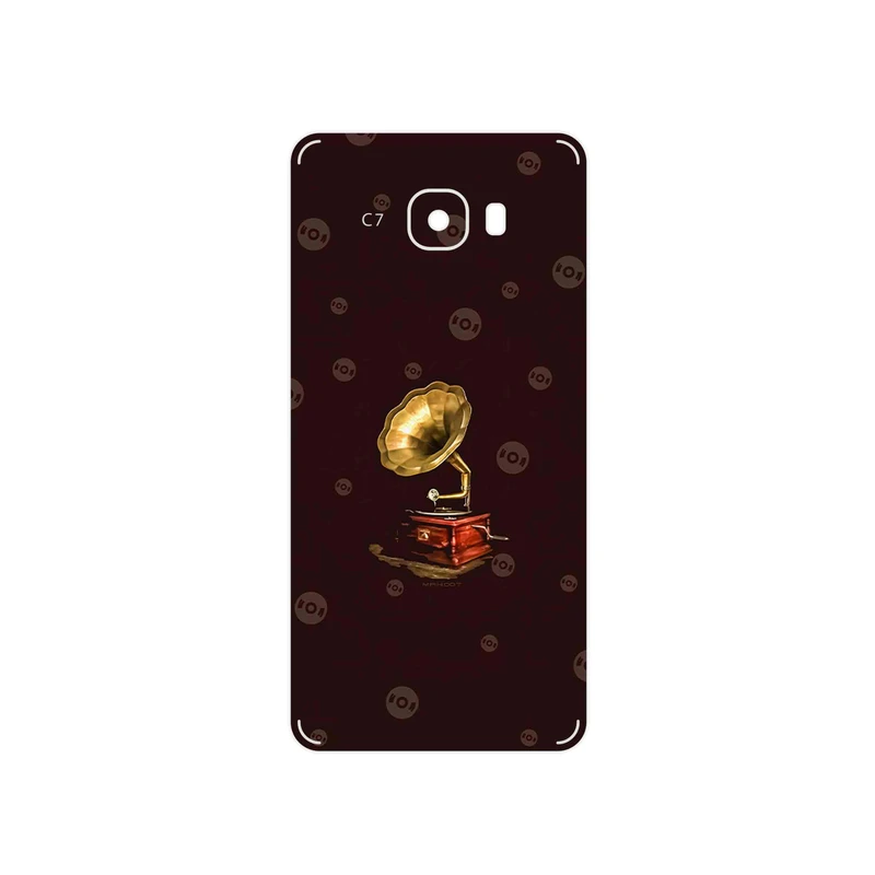برچسب پوششی ماهوت مدل Gramophone Nostalgia مناسب برای گوشی موبایل سامسونگ Galaxy C7