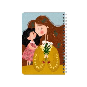 دفترچه یادداشت بامبیلیپ مدل چوبی طرح مادر و دختر کد 1439729