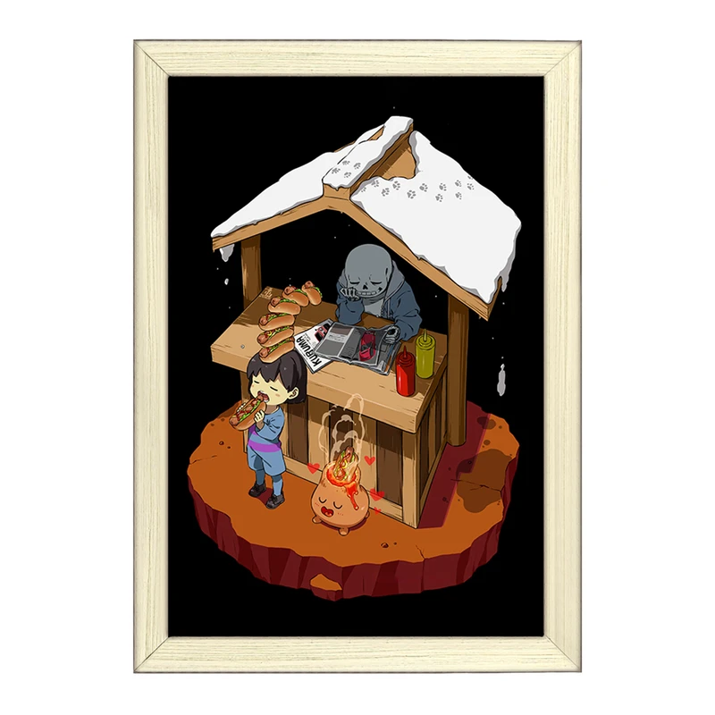 تابلو خندالو طرح بازی آندرتیل (Undertale) کد 31734