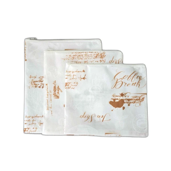 کیسه سبزی مدل زیپ دار کد 02 بسته 3 عددی