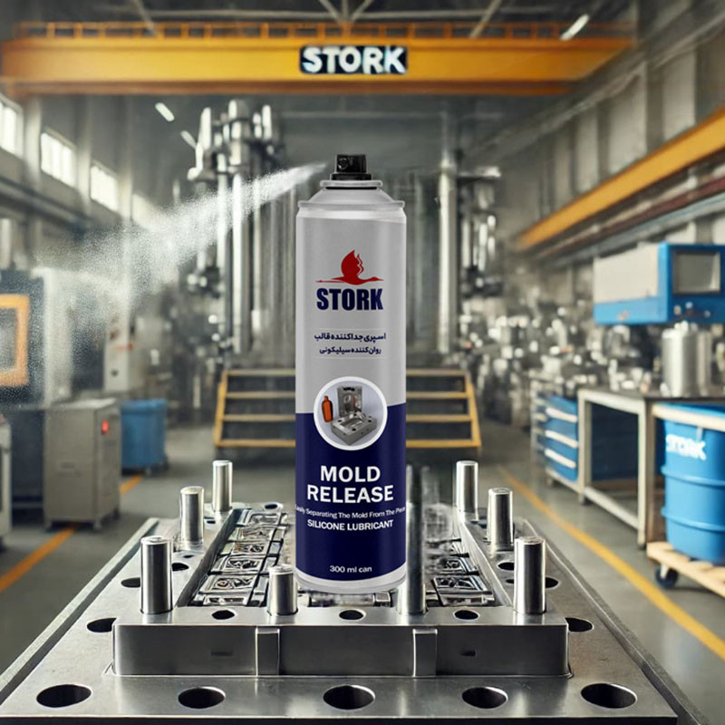 اسپری سیلیکون قالب استورک مدل mold-release حجم 300 میلی لیتر اسپری سیلیکون قالب استورک مدل mold-release حجم 300 میلی لیتر