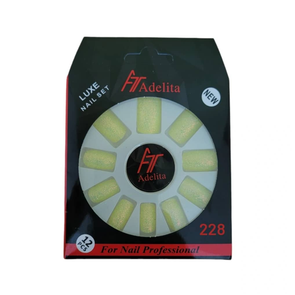 ناخن مصنوعی آدلیتا مدل G-228 بسته 12 عددی