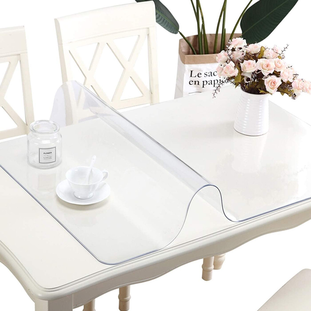 طلق‌ رومیزی مدل کریستال ضخیم کد A90-T140 سایز 140×90 سانتی متر
